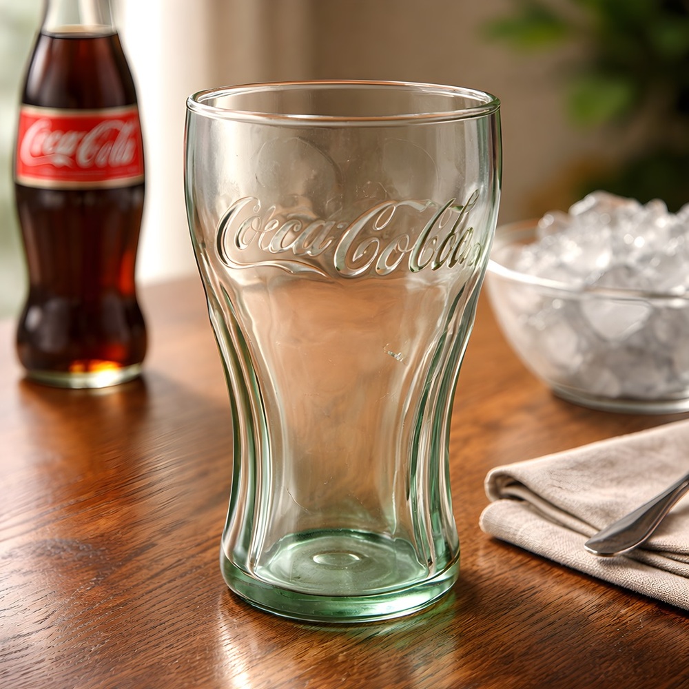 Coca-Cola 6.25 OZ Green Glass Tumbler
